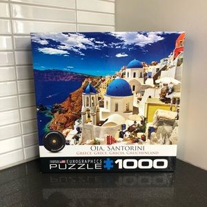 Eurographics Oia, Santorini Greece 1000 piece puzzle